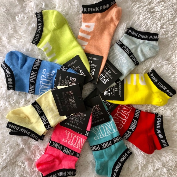 PINK Victoria's Secret Accessories - 10 Pairs PINK Victoria’s Secret Socks